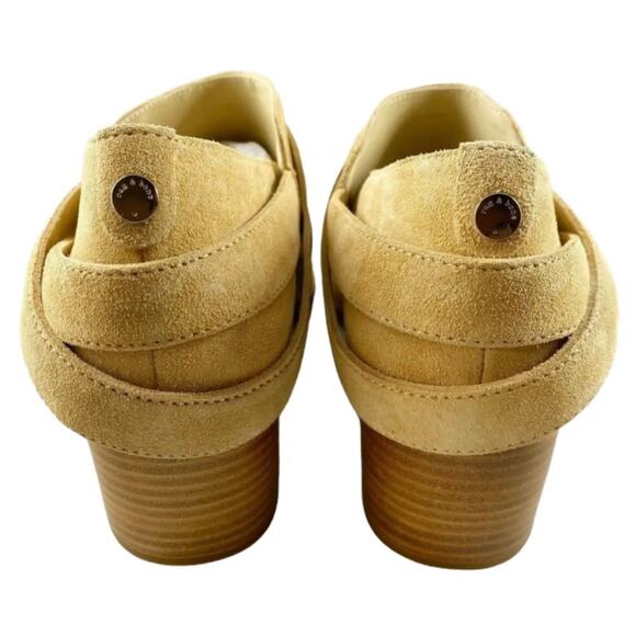 RAG & BONE Harley Ankle Boots Dune Camel Italian Suede Booties Block Heel 10 NIB - Picture 6 of 11